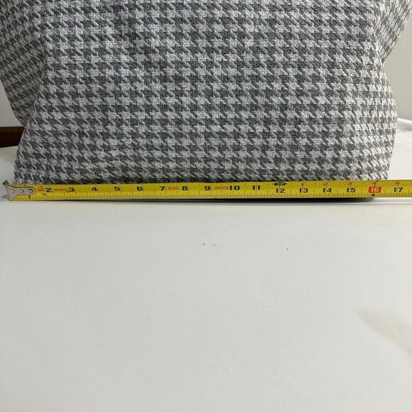 NWT Lulu Dharma Gray Houndstooth Weekender Overnight Crossbody Travel Tote - Picture 6 of 12